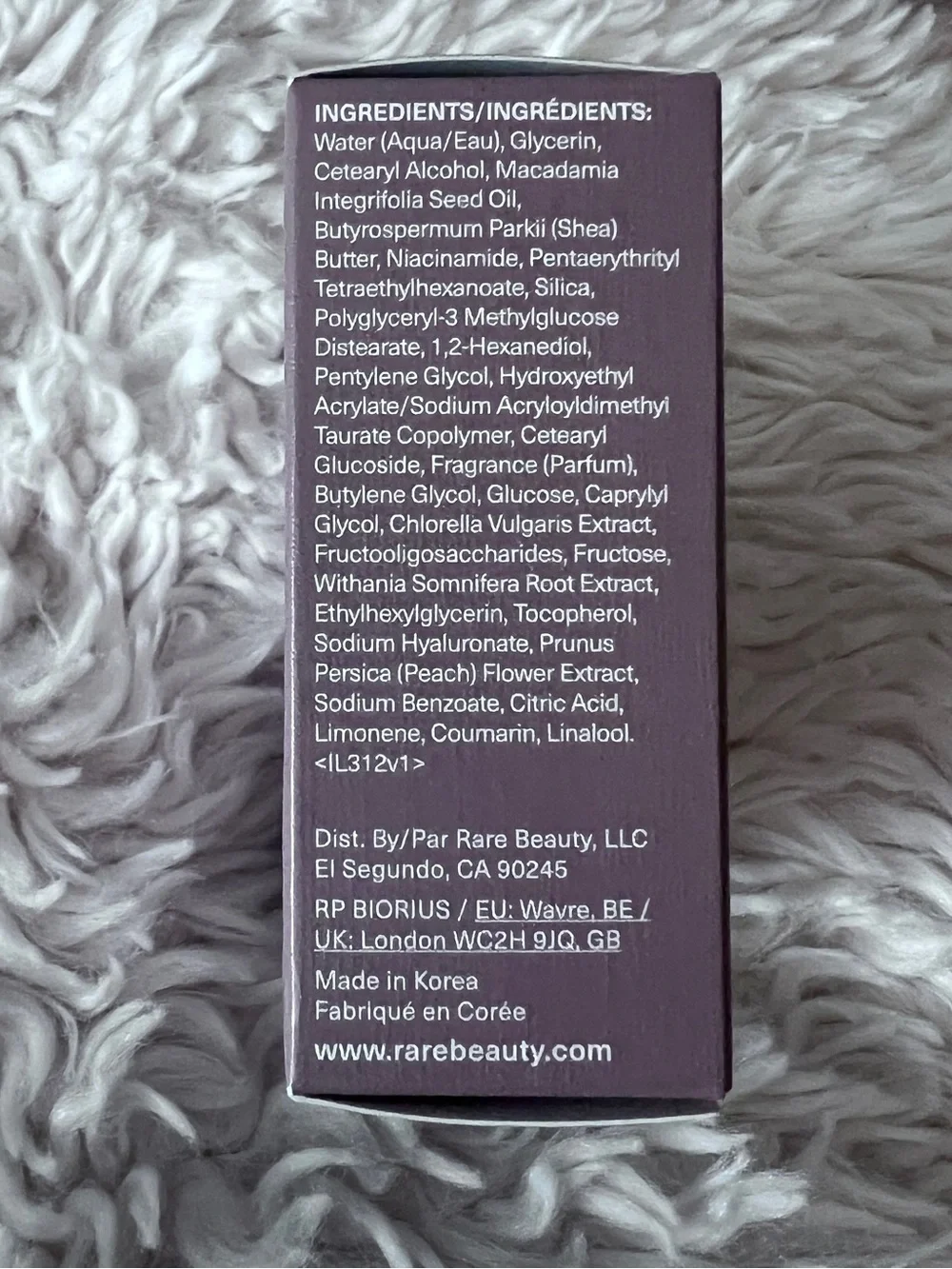 Rare Beauty Find Comfort Hydrating Body Lotion & Hand Cream.